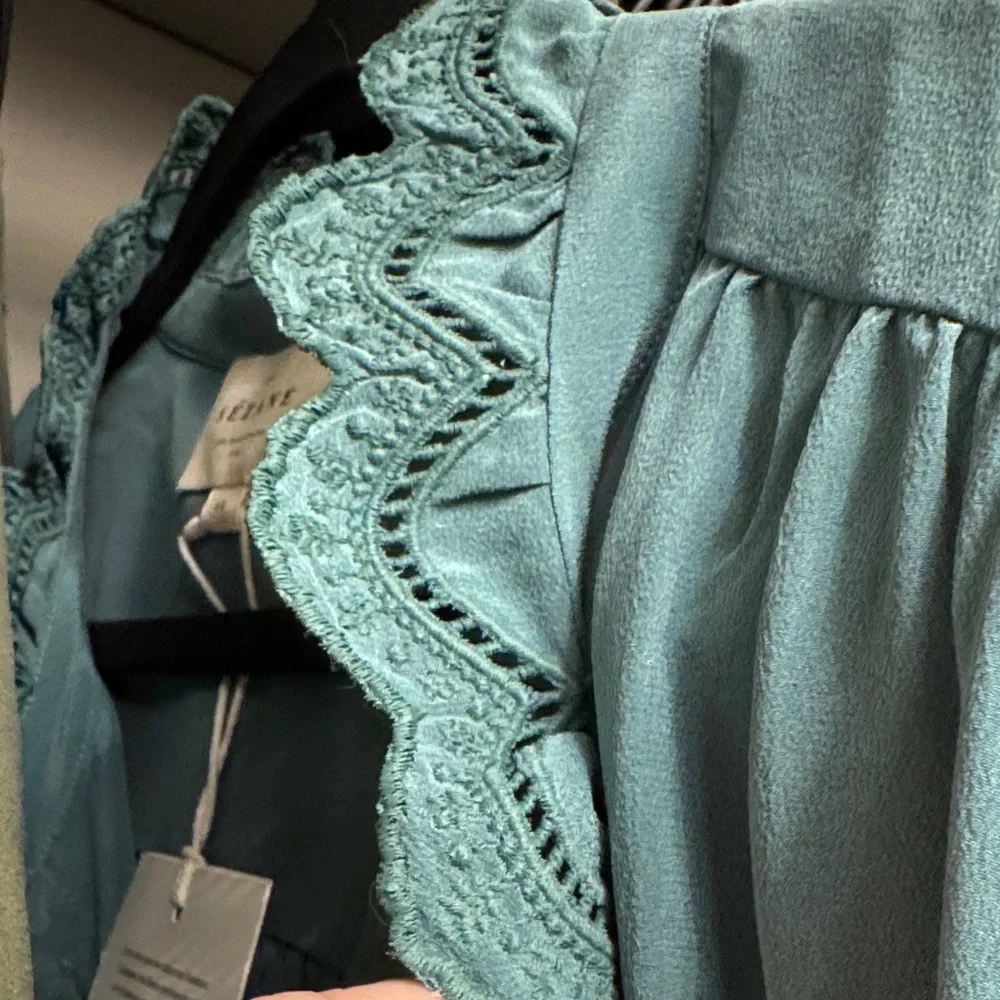 NWT Sezane Chlo Silk Blouse - Picture 4 of 4